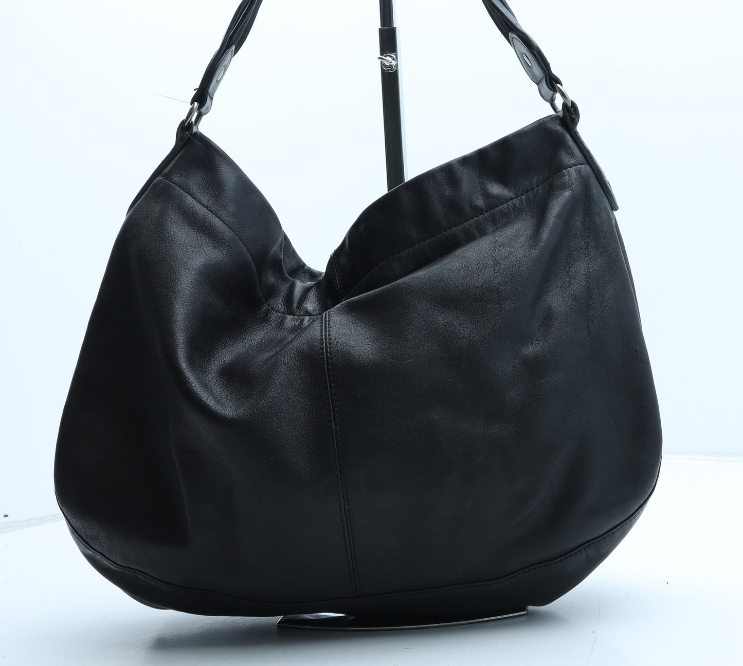 Ted Baker Womens Black Leather Top Handle Bag Size Medium