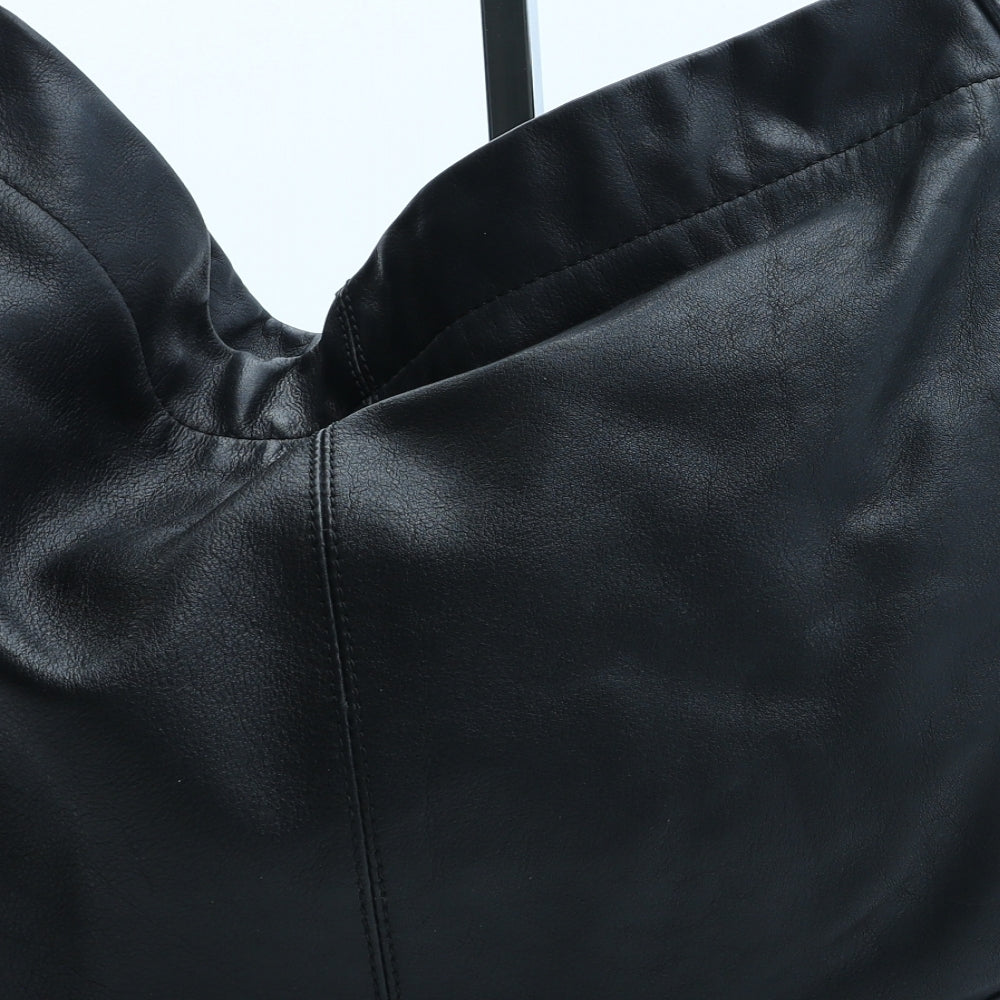 Ted Baker Womens Black Leather Top Handle Bag Size Medium