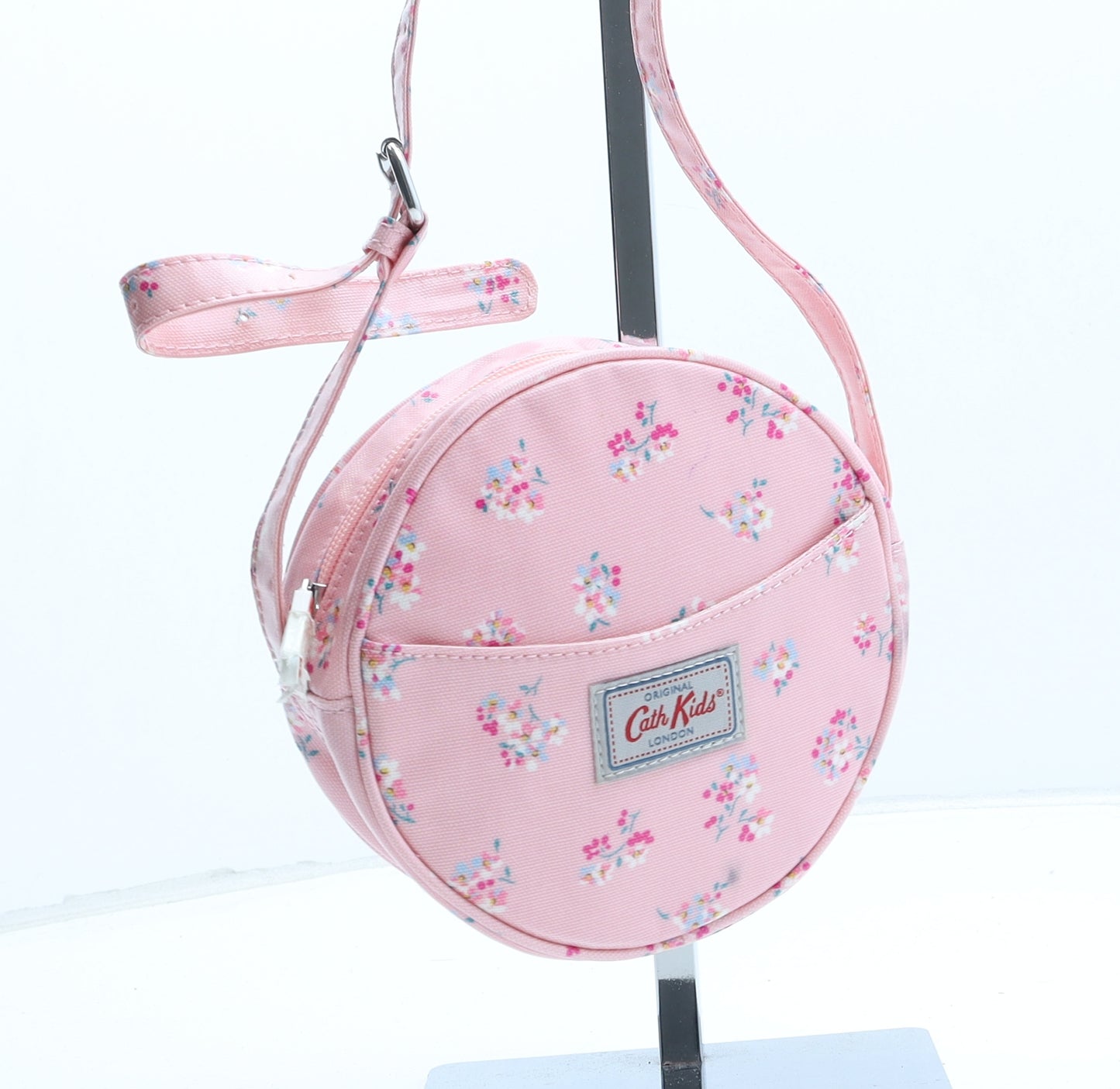Cath Kidston Womens Pink Floral Polyurethane Crossbody Size Small