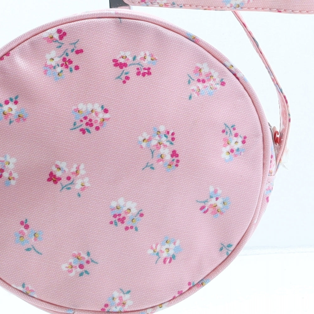 Cath Kidston Womens Pink Floral Polyurethane Crossbody Size Small