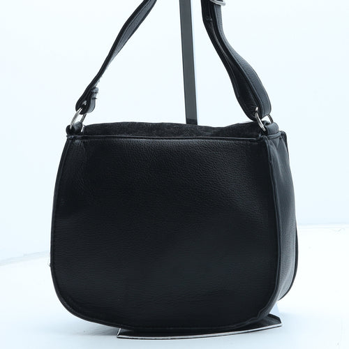 George Womens Black Polyurethane Crossbody Size Medium