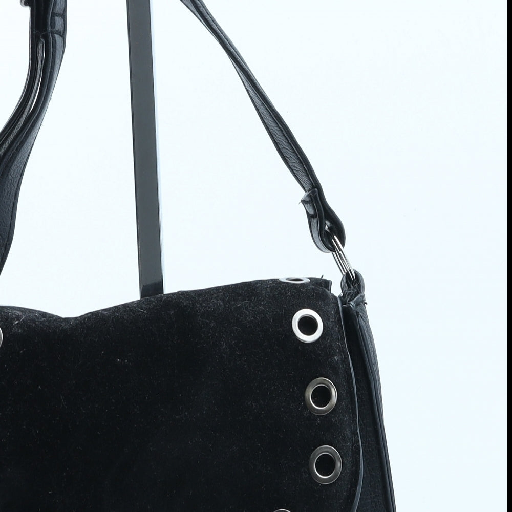 George Womens Black Polyurethane Crossbody Size Medium