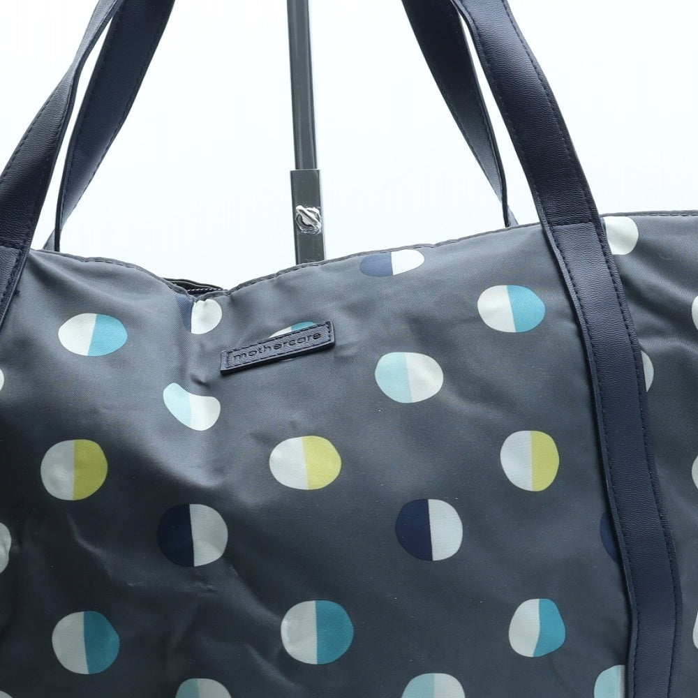 Mothercare Womens Grey Polka Dot Polyurethane Tote Size Large