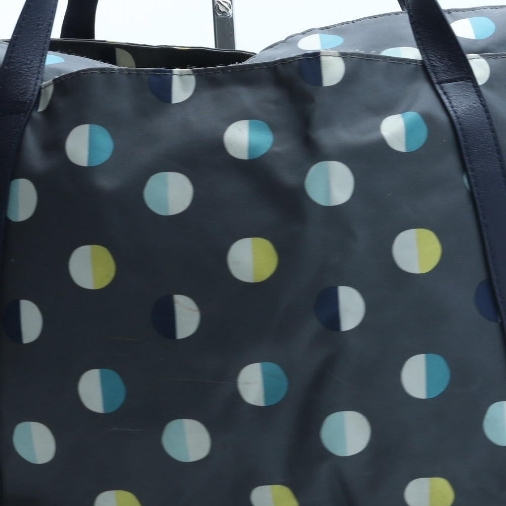 Mothercare Womens Grey Polka Dot Polyurethane Tote Size Large