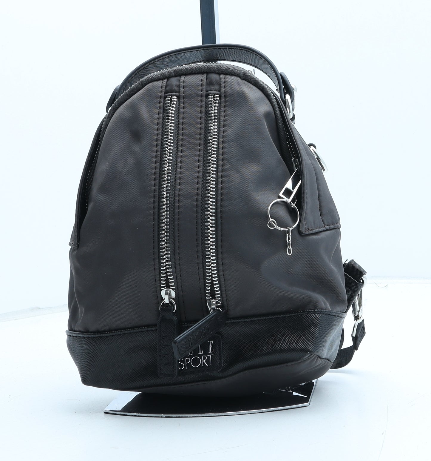 Elle Sport Girls Brown Nylon Backpack Size Medium Zip