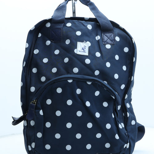 Kangol Womens Blue Polka Dot Polyester Backpack Size Medium