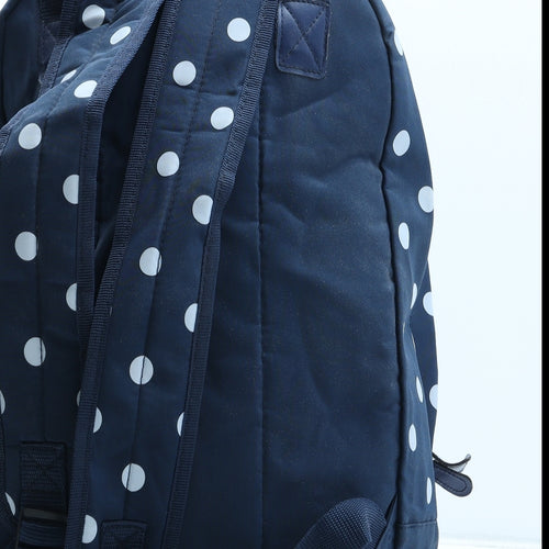 Kangol Womens Blue Polka Dot Polyester Backpack Size Medium