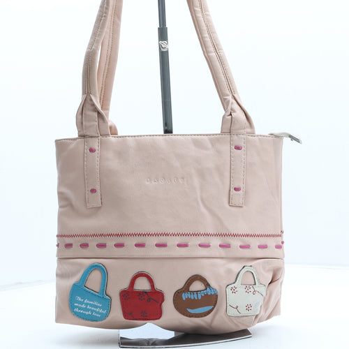 Radley Womens Pink Leather Top Handle Bag Size Small