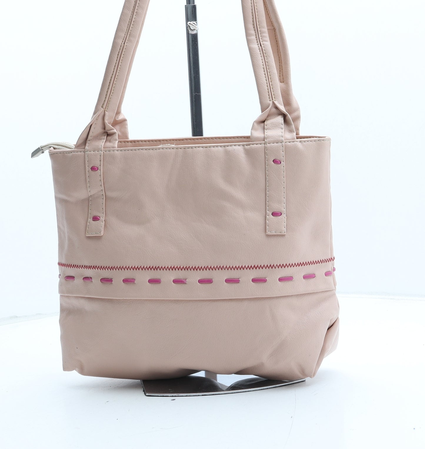 Radley Womens Pink Leather Top Handle Bag Size Small