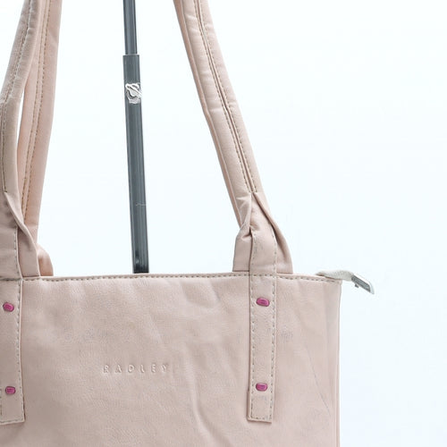 Radley Womens Pink Leather Top Handle Bag Size Small