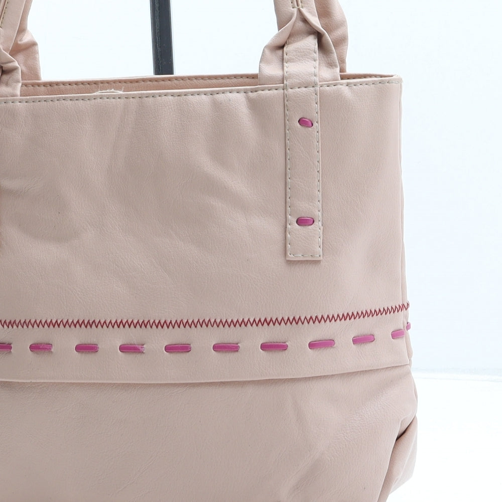 Radley Womens Pink Leather Top Handle Bag Size Small