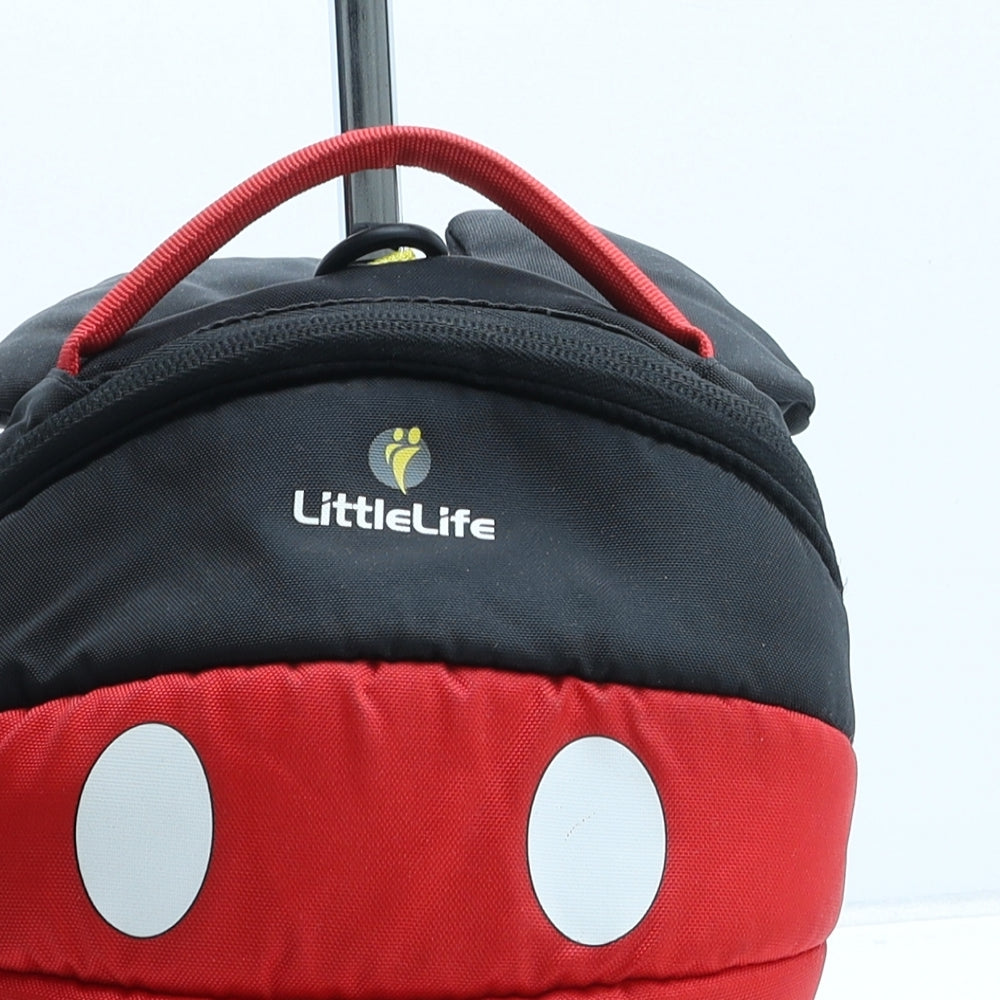 LittleLife Unisex Kids Red Polyester Backpack Size Small Zip