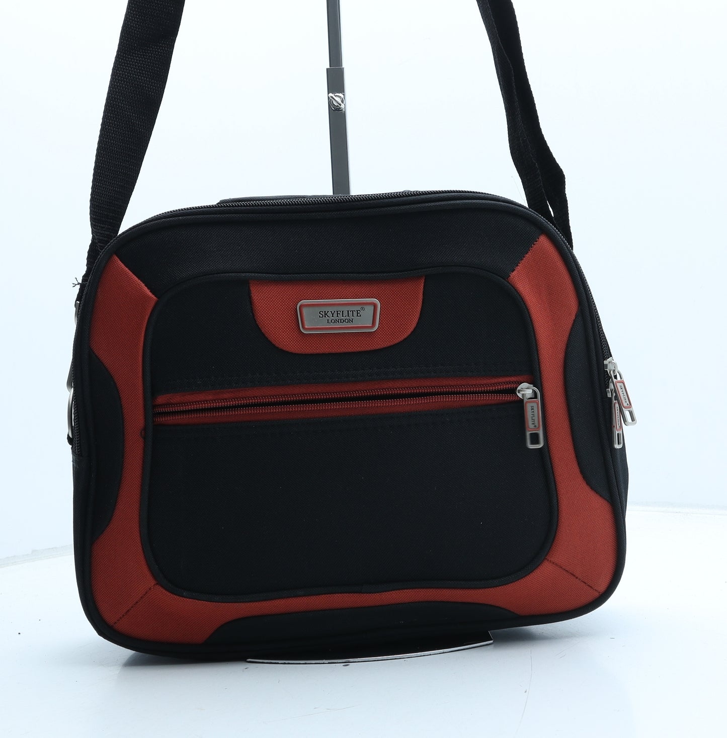 Skyflite Mens Black Polyester Crossbody Size Medium