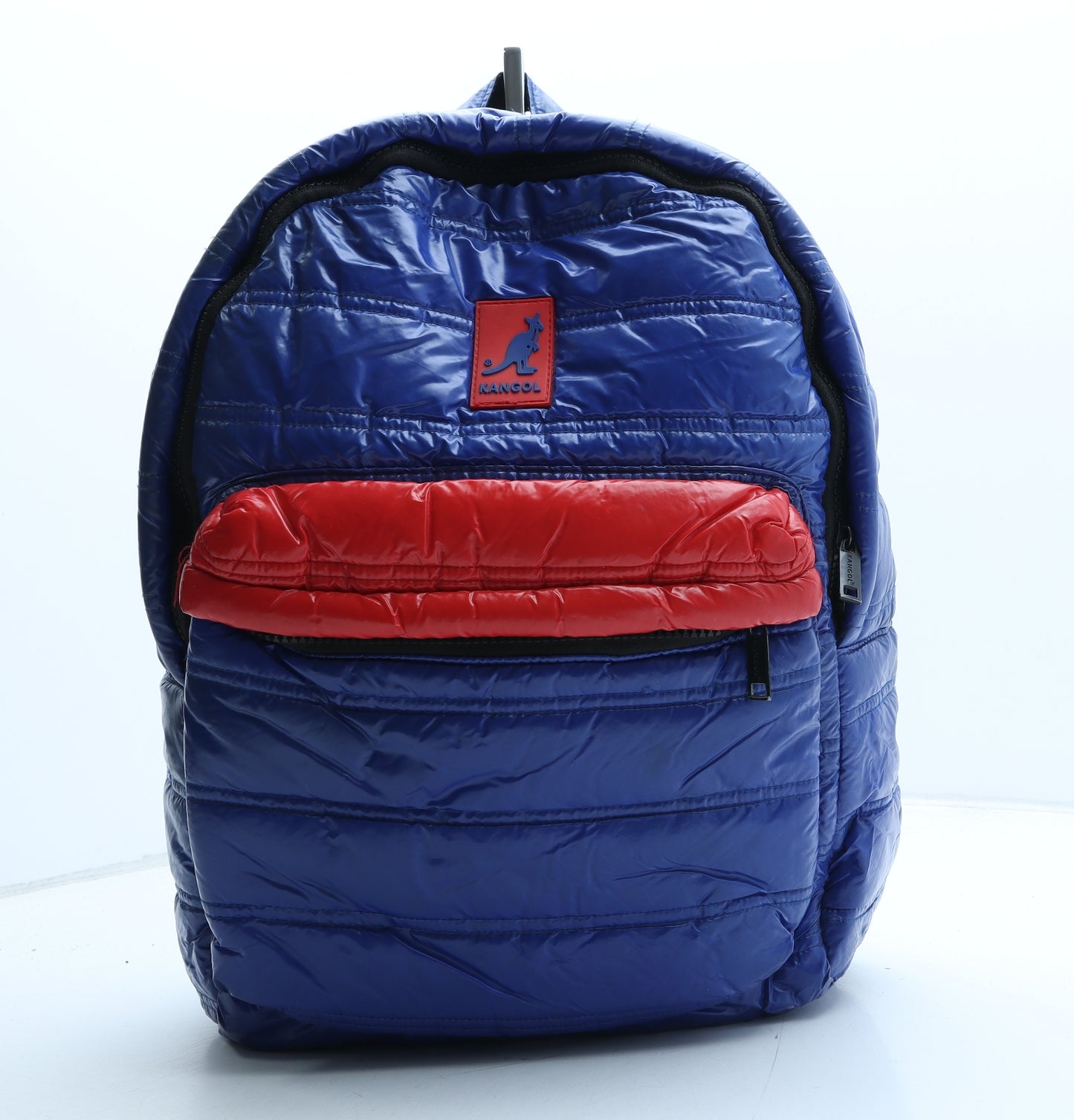 Kangol Mens Blue Nylon Backpack Size Large