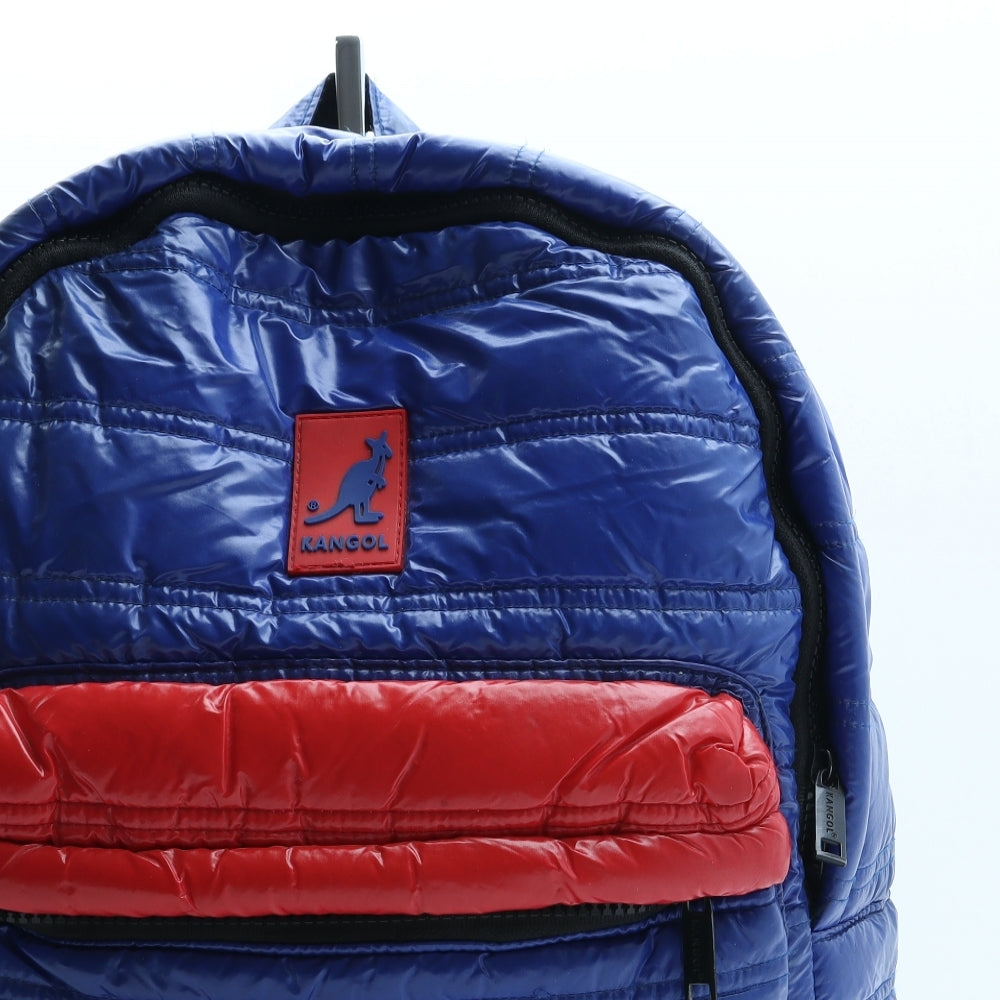 Kangol Mens Blue Nylon Backpack Size Large