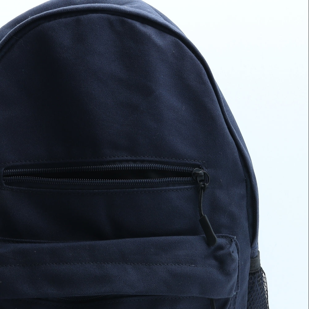TU Mens Blue Polyester Backpack Size Medium