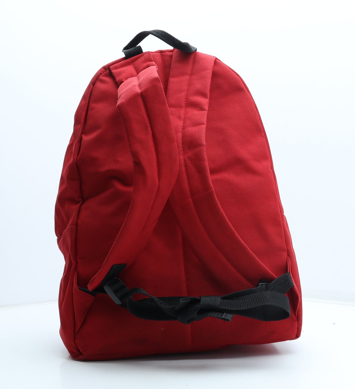 Bag Base Unisex Kids Red Polyester Backpack Size Large Zip - Minecraft