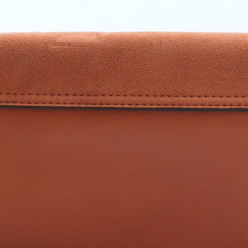 Topshop Womens Orange Polyester Clutch Size Small