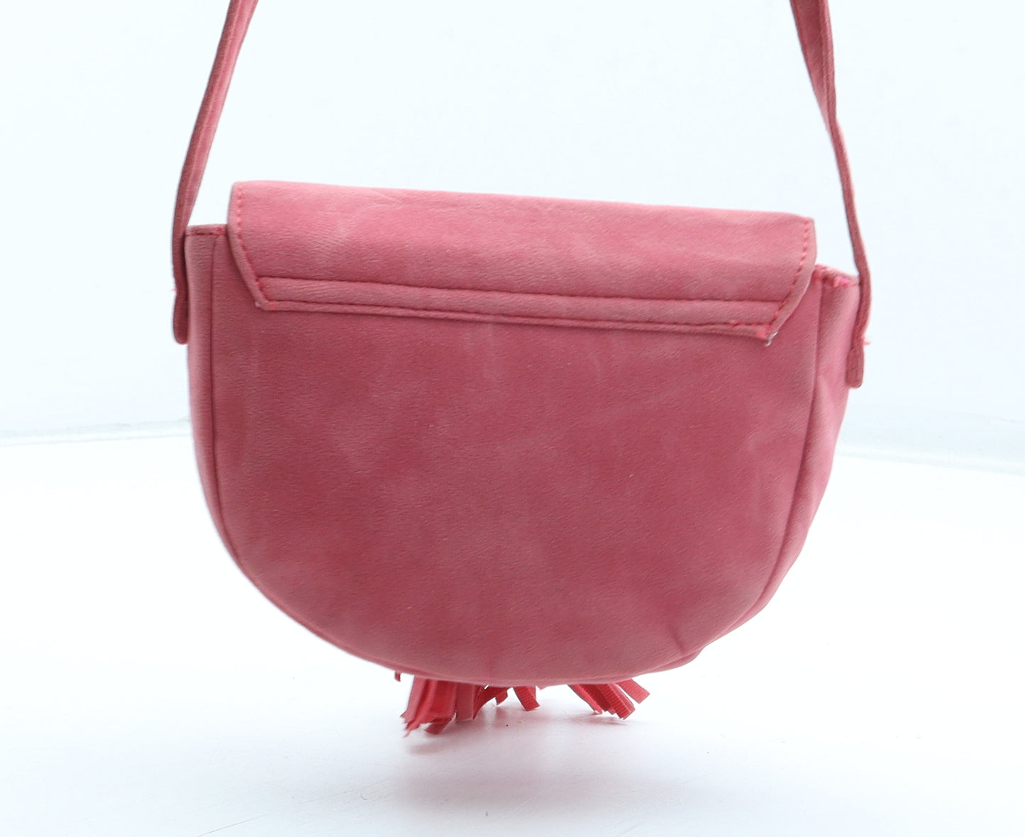 Marks and Spencer Womens Pink Polyester Saddle Bag Size Small