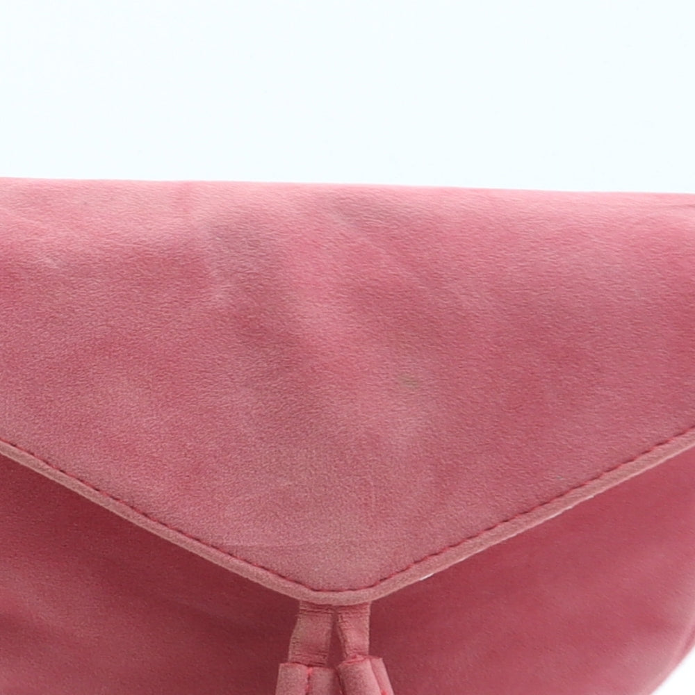 Marks and Spencer Womens Pink Polyester Saddle Bag Size Small