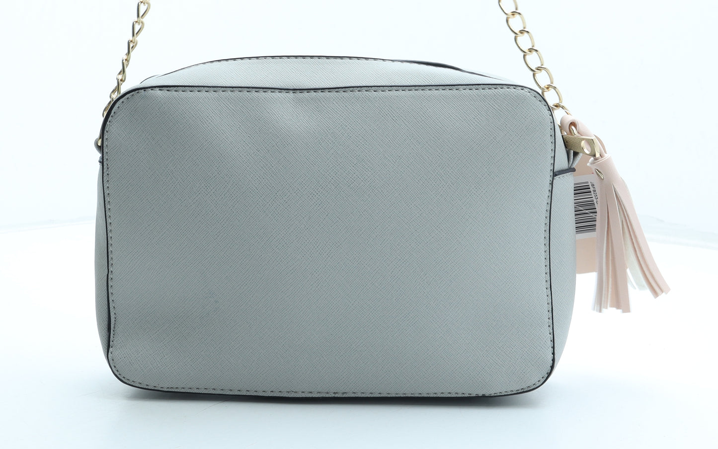 Nicole Brown Womens Grey Polyester Crossbody Size Small