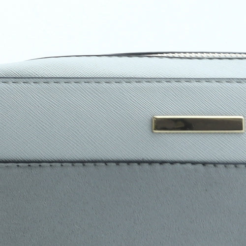 Nicole Brown Womens Grey Polyester Crossbody Size Small