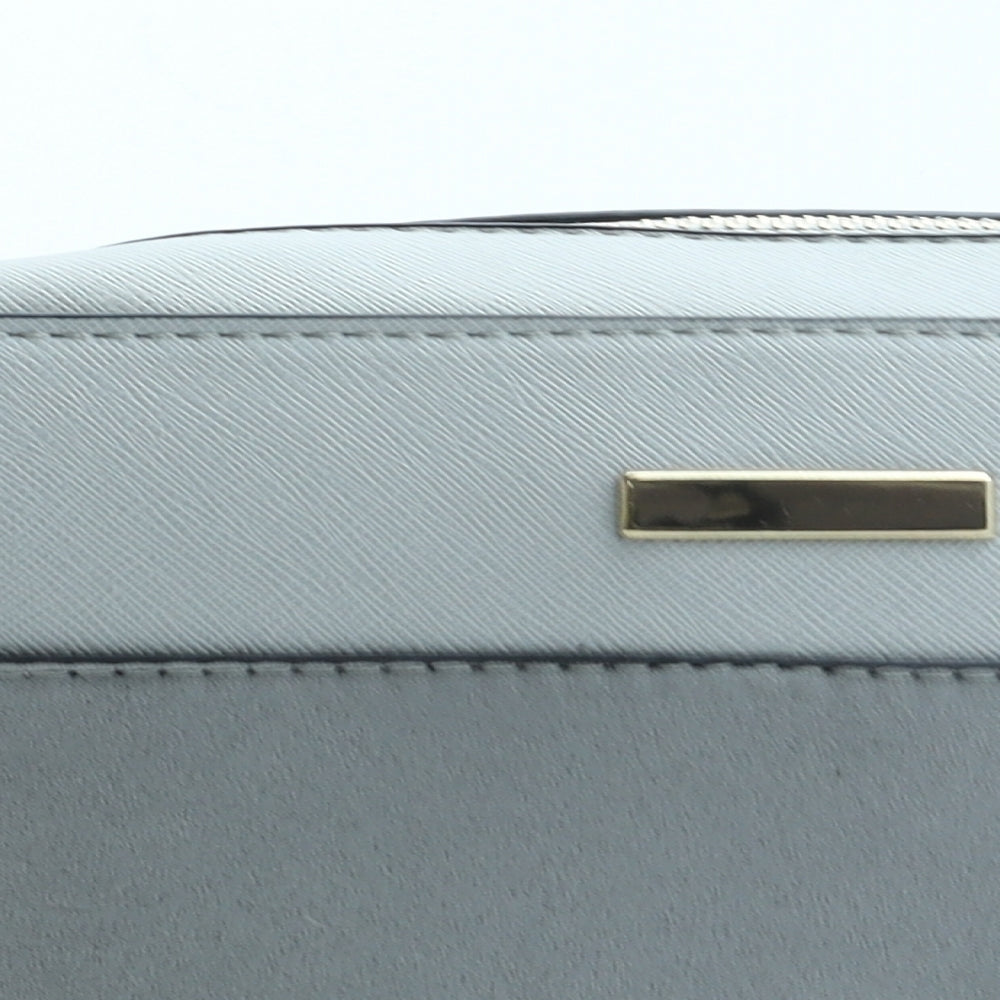 Nicole Brown Womens Grey Polyester Crossbody Size Small