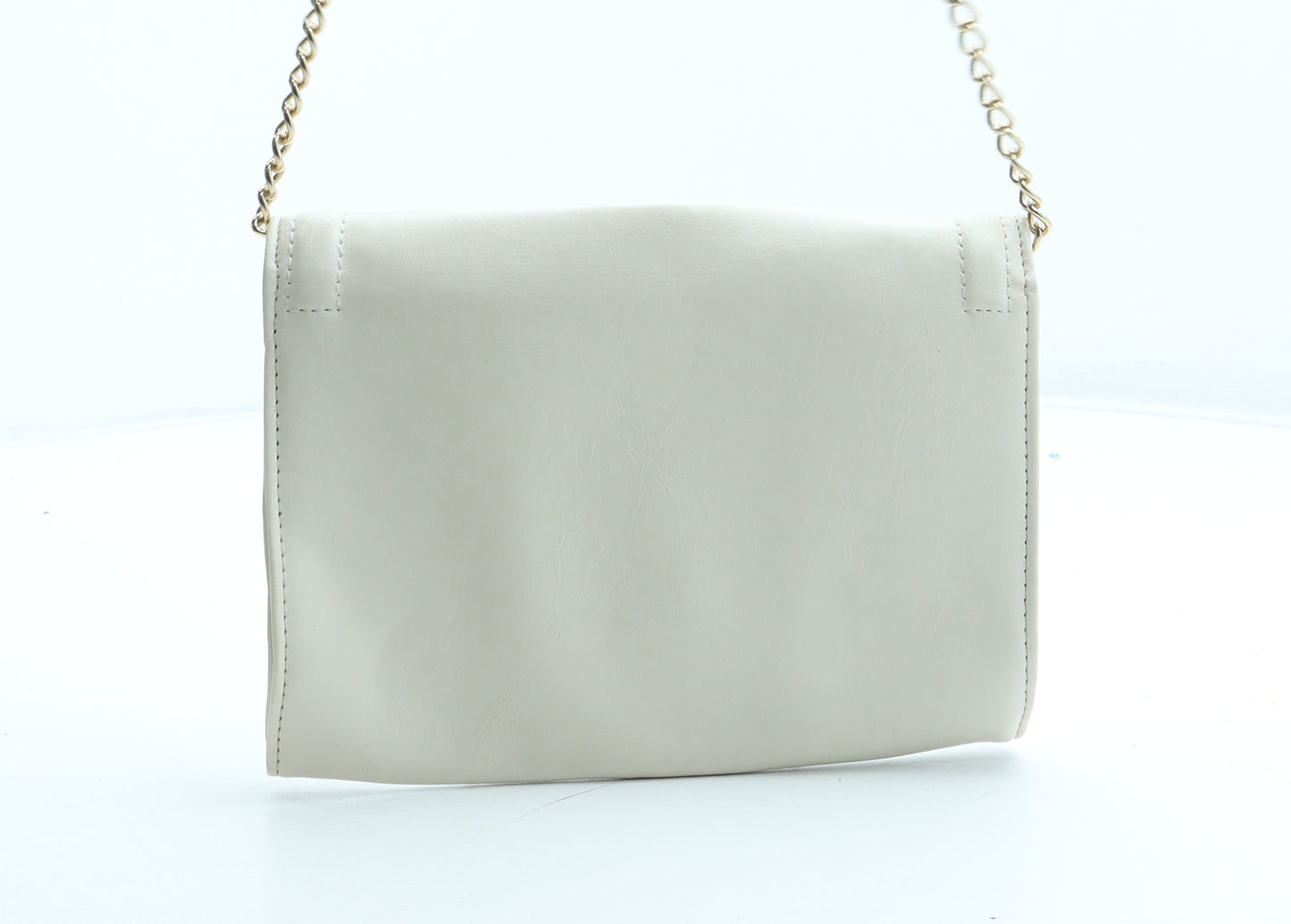 Atmosphere Womens Beige Polyester Clutch Size Small