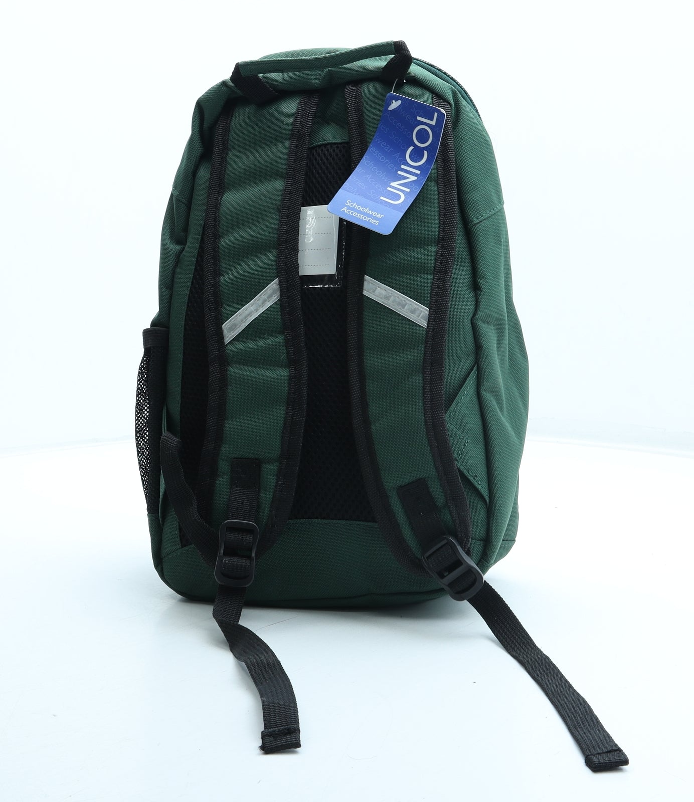 Unicol Mens Green Polyester Backpack Size Small