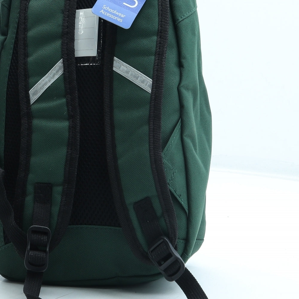Unicol Mens Green Polyester Backpack Size Small