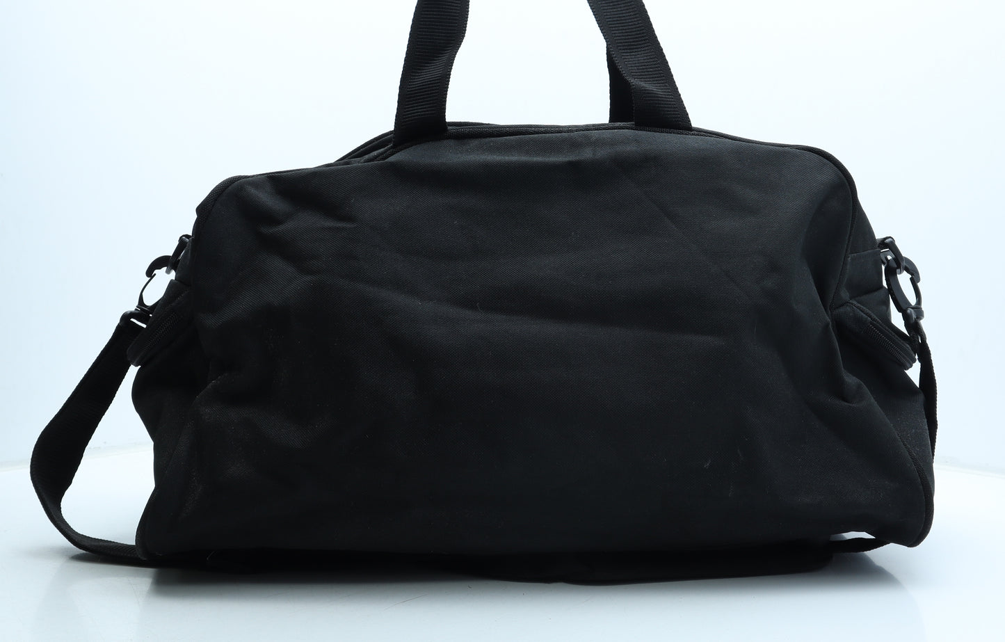 Romar Polo Mens Black Check Polyester Duffle Size Large