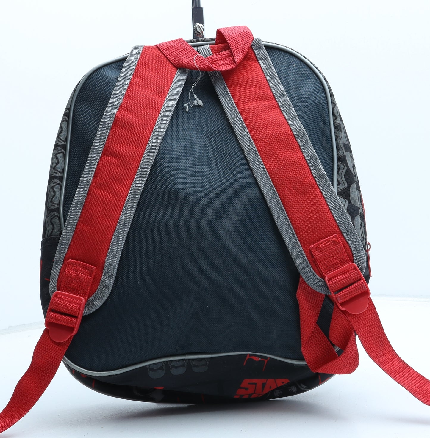 Star Wars Boys Grey Polyester Backpack Size Medium Zip