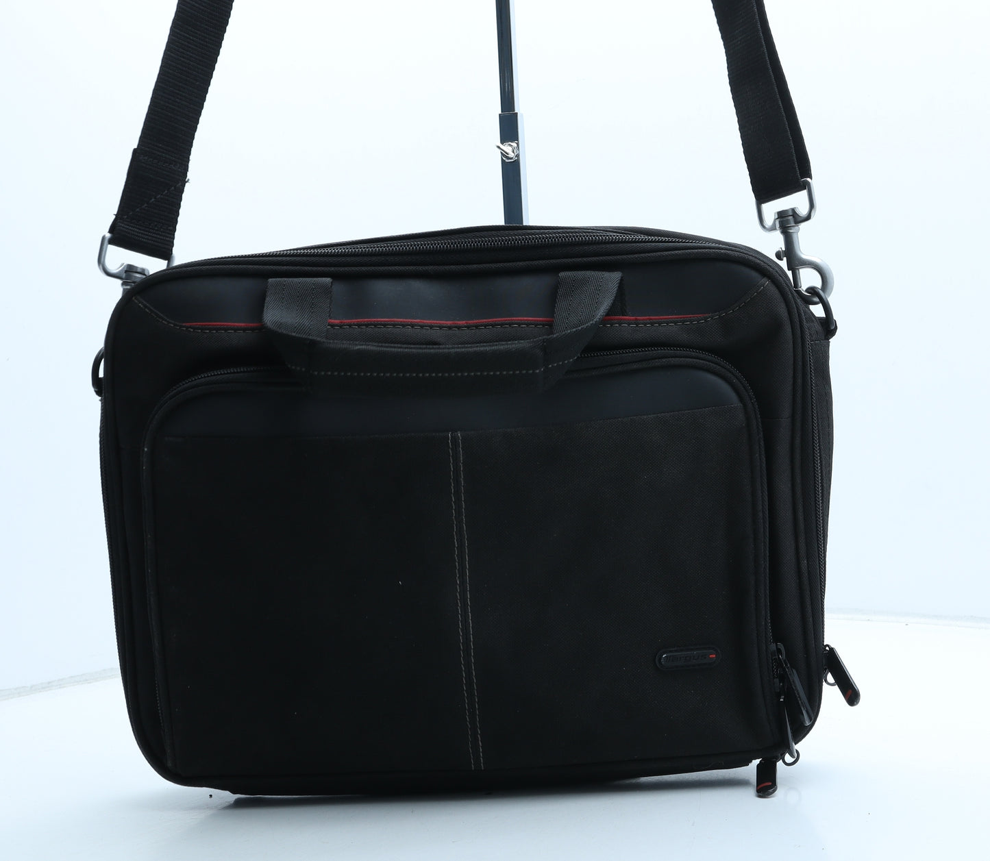 Targus Mens Black Polyester Laptop Bag Size Medium
