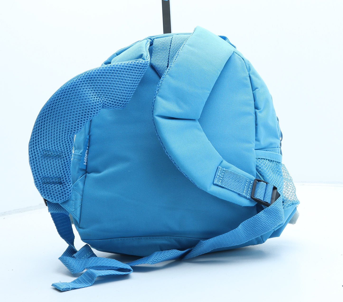 Blue IQ Boys Blue Polyester Backpack Size Medium Zip - Shark