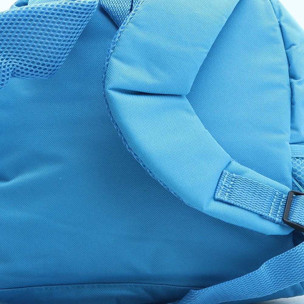 Blue IQ Boys Blue Polyester Backpack Size Medium Zip - Shark