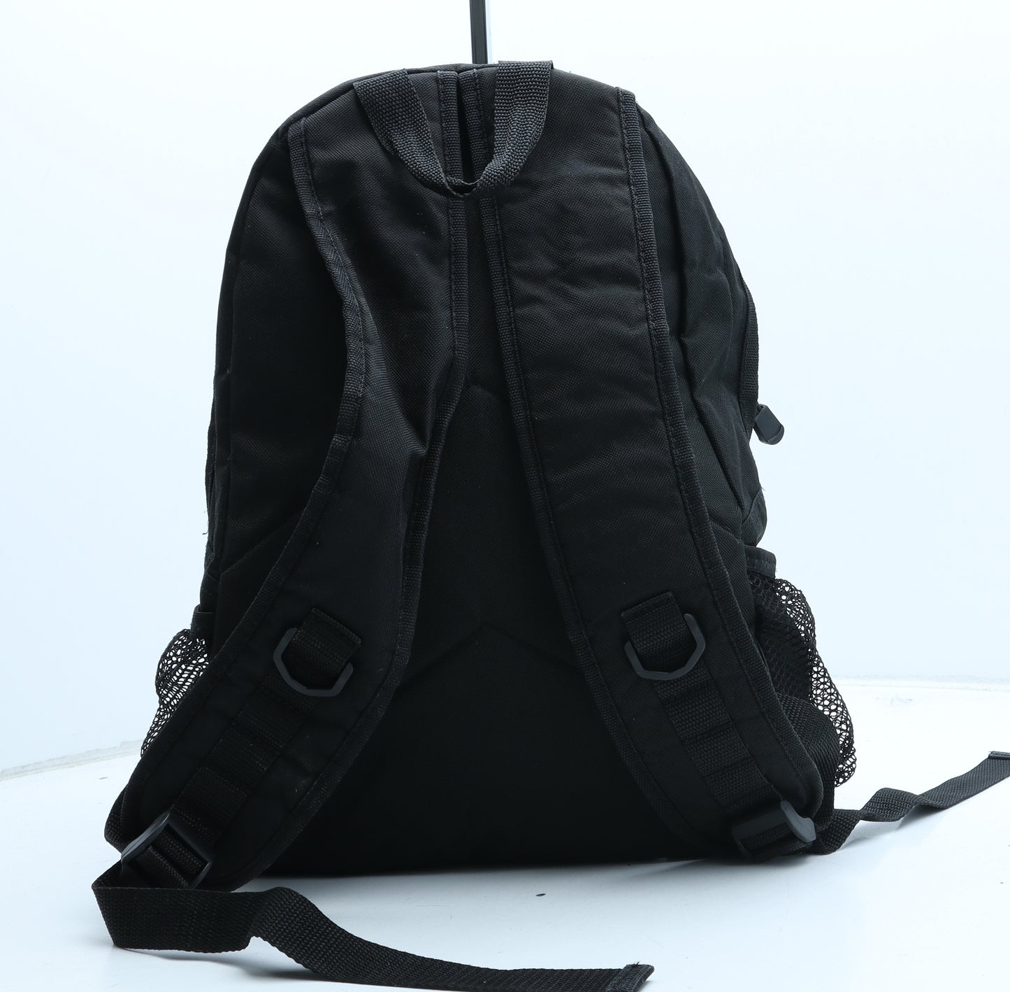 Carbrini Boys Black Polyester Backpack Size Medium Zip