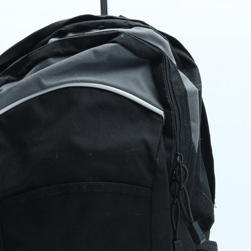 Carbrini Boys Black Polyester Backpack Size Medium Zip