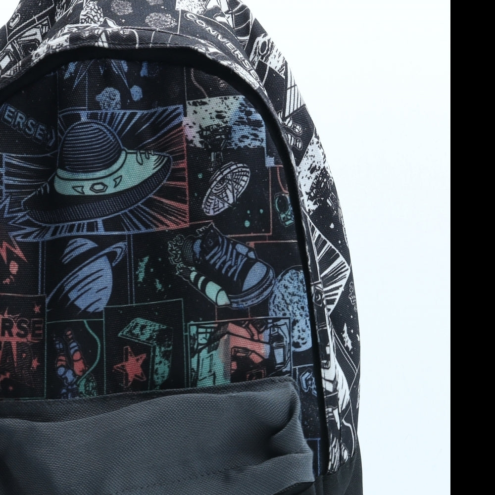 Converse Boys Multicoloured Geometric Polyester Backpack Size Medium Zip