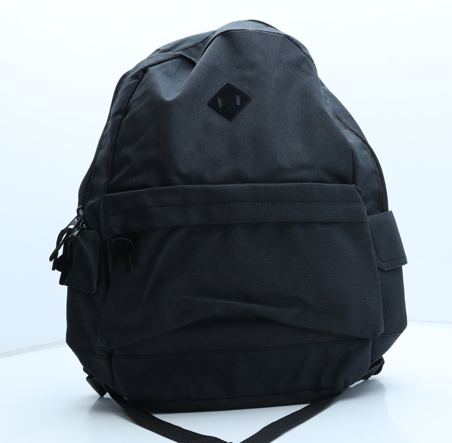 Preworn Mens Black Polyester Backpack Size Medium