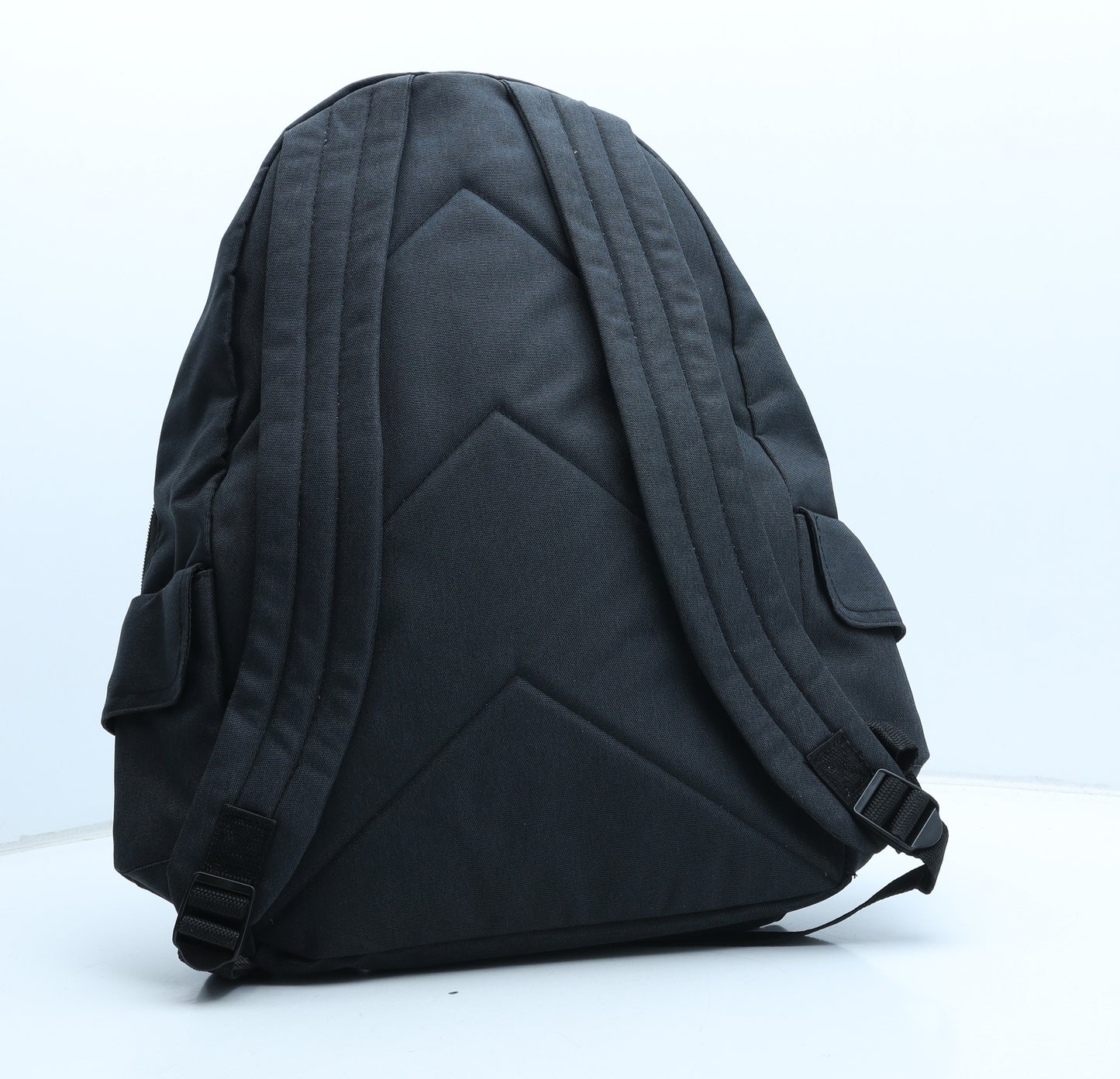 Preworn Mens Black Polyester Backpack Size Medium