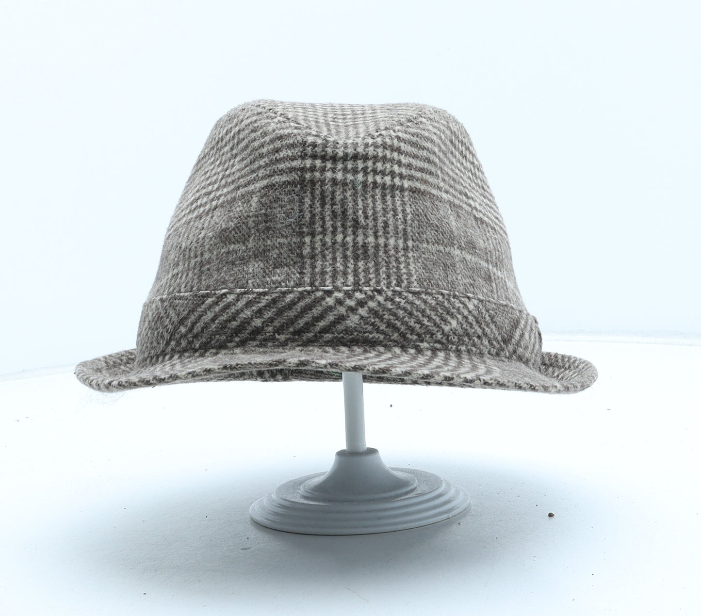 San Diego Hat Co Mens Brown Plaid Polyester Trilby One Size
