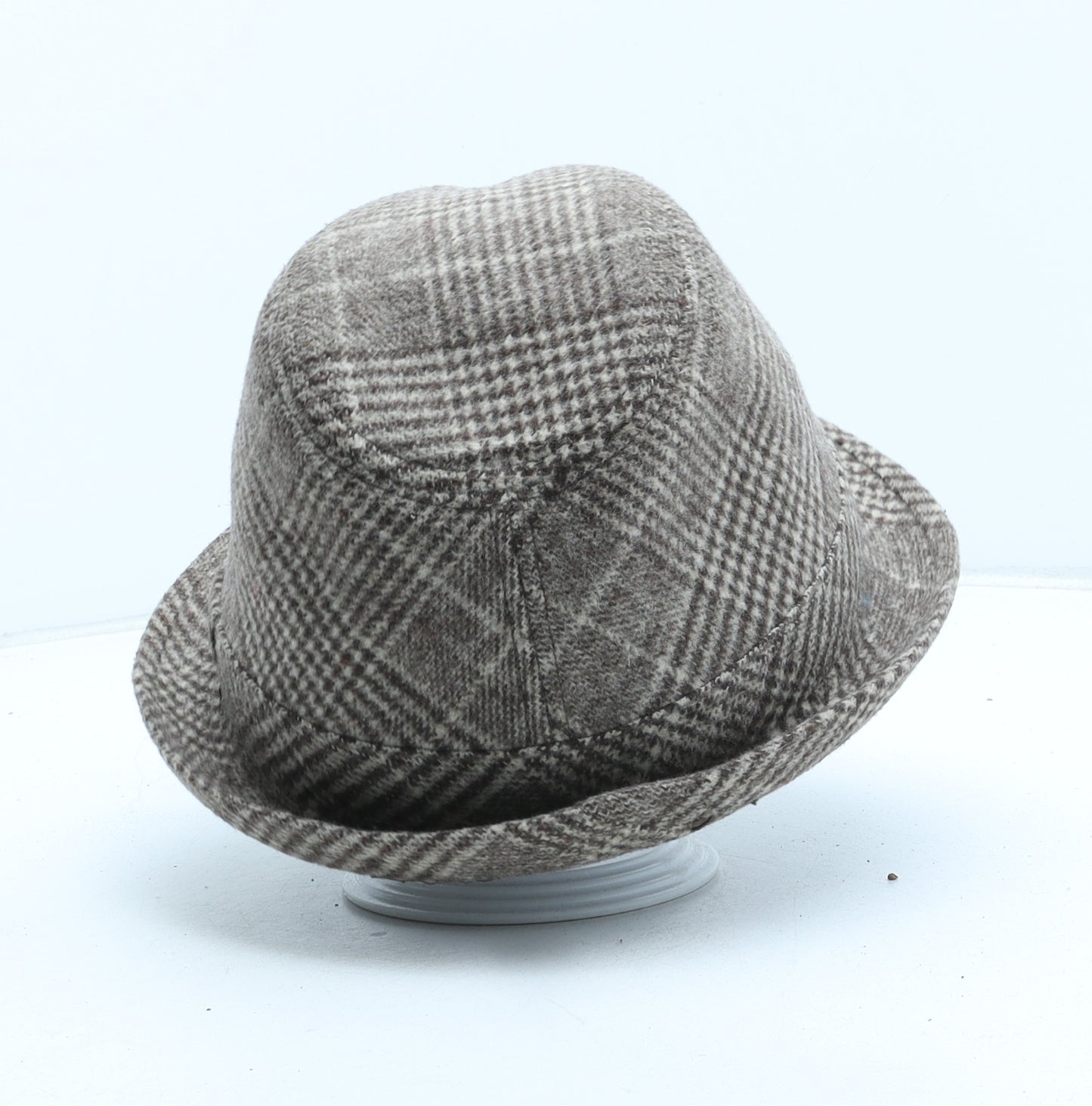 San Diego Hat Co Mens Brown Plaid Polyester Trilby One Size