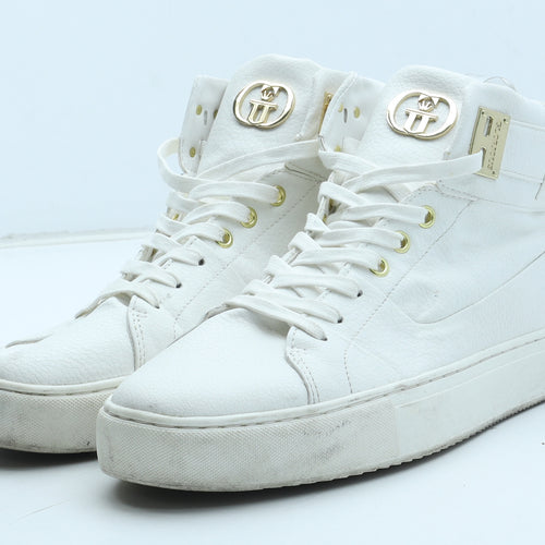 Glorious Mens White Synthetic Trainer UK 10 44 US 11