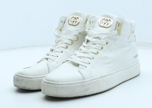 Glorious Mens White Synthetic Trainer UK 10 44 US 11