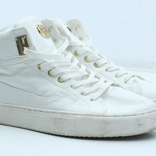 Glorious Mens White Synthetic Trainer UK 10 44 US 11