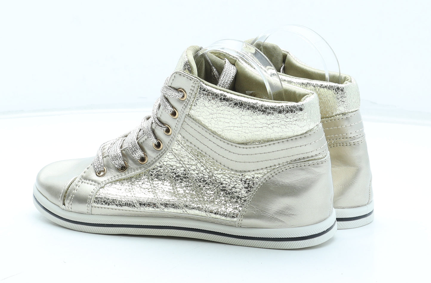 FGM Paris Womens Gold Polyurethane Trainer UK