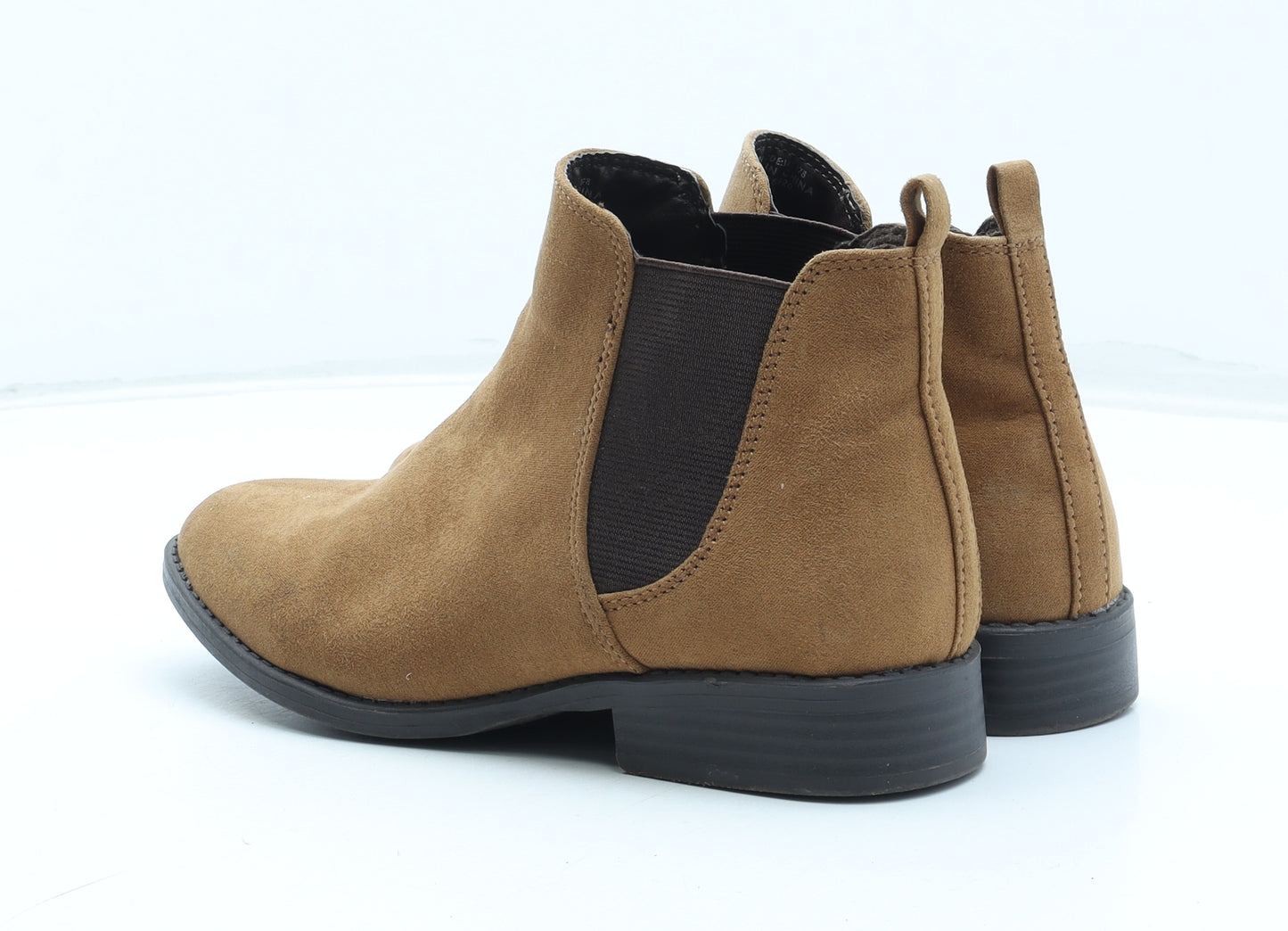 Primark Womens Brown Synthetic Chelsea Boot UK