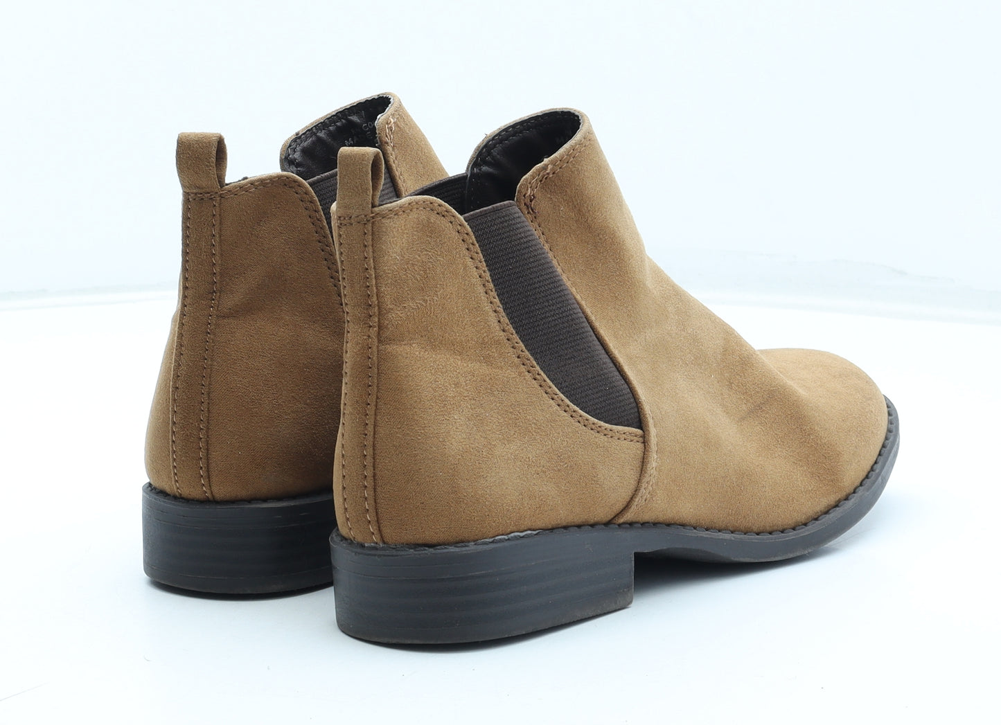Primark Womens Brown Synthetic Chelsea Boot UK
