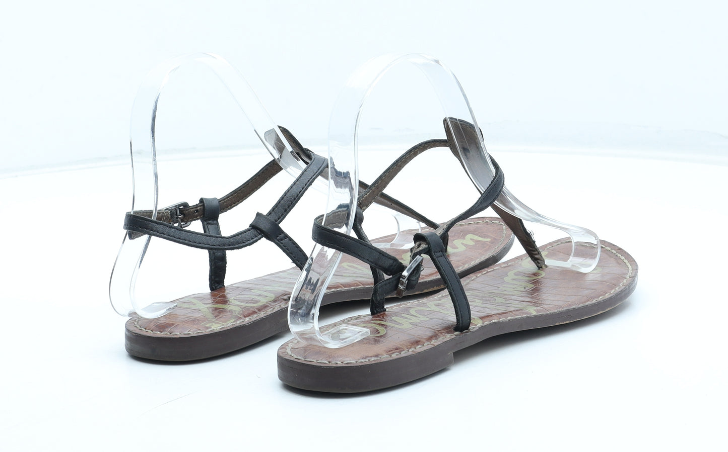Sam Edelman Womens Brown Leather Thong Sandal UK