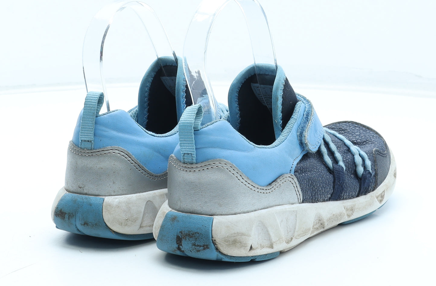 Clarks Boys Blue Polyester Trainer UK 1.5 33.5